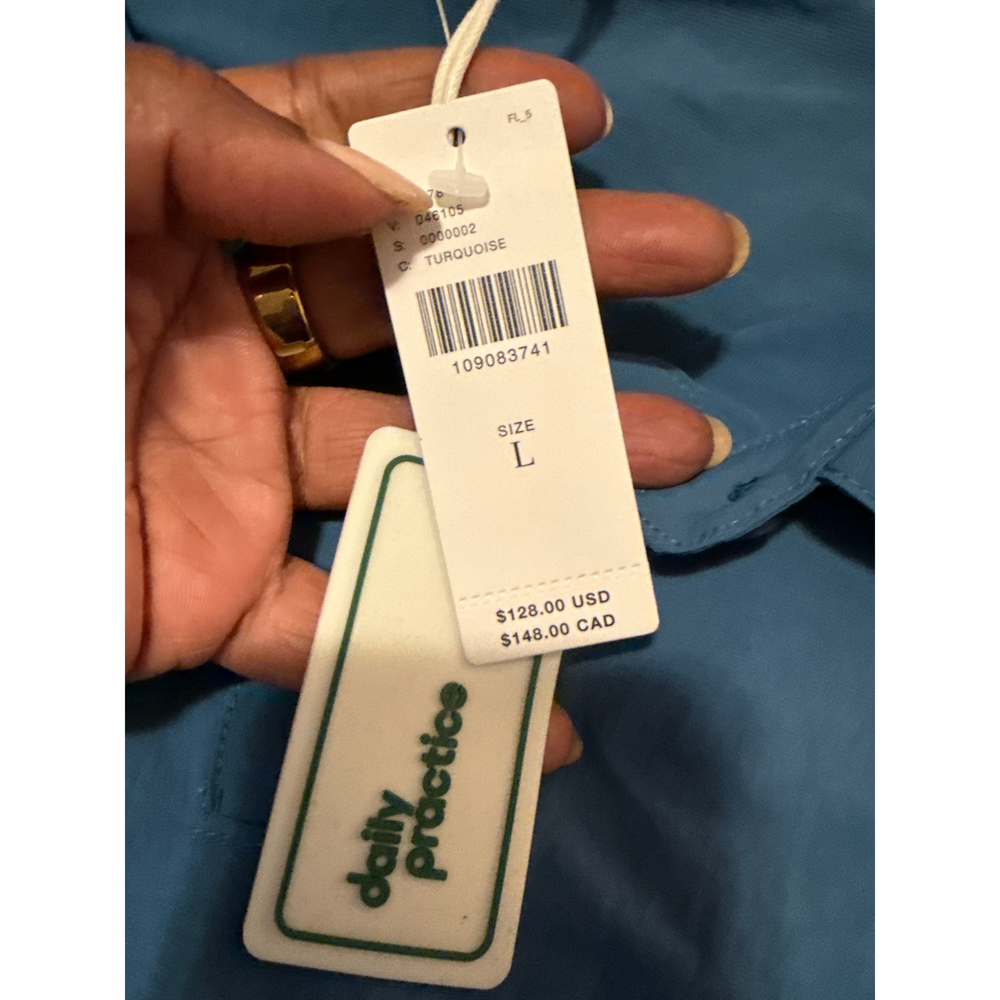 Daily Practice Bubble Anorak Jacket by Anthropologie in Blue - Picture 2 of 3